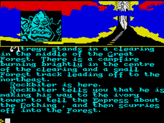 The Neverending Story screenshot 2 for ZX Spectrum